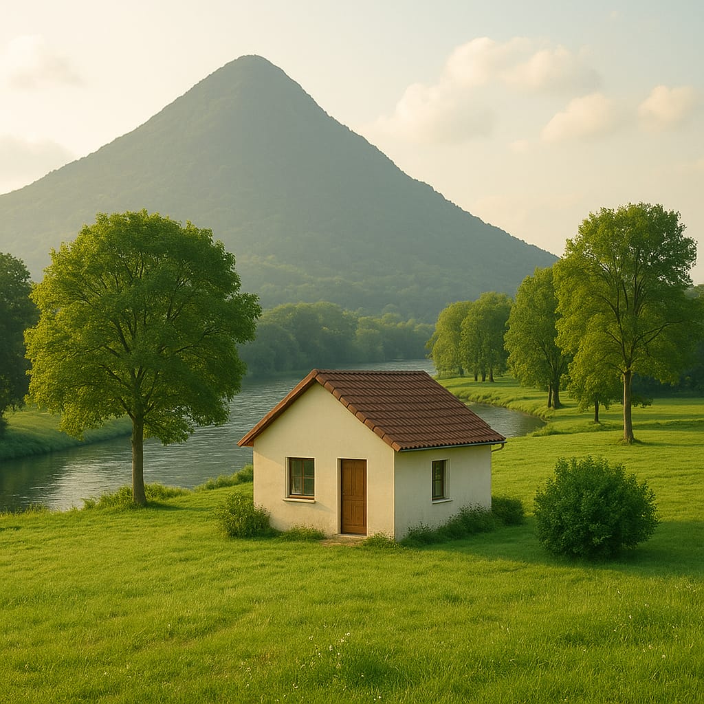 집 앞뒤 지형과 풍수 길흉