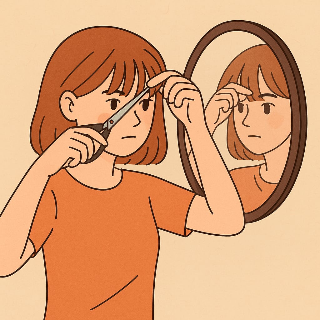 머리 자르는 꿈