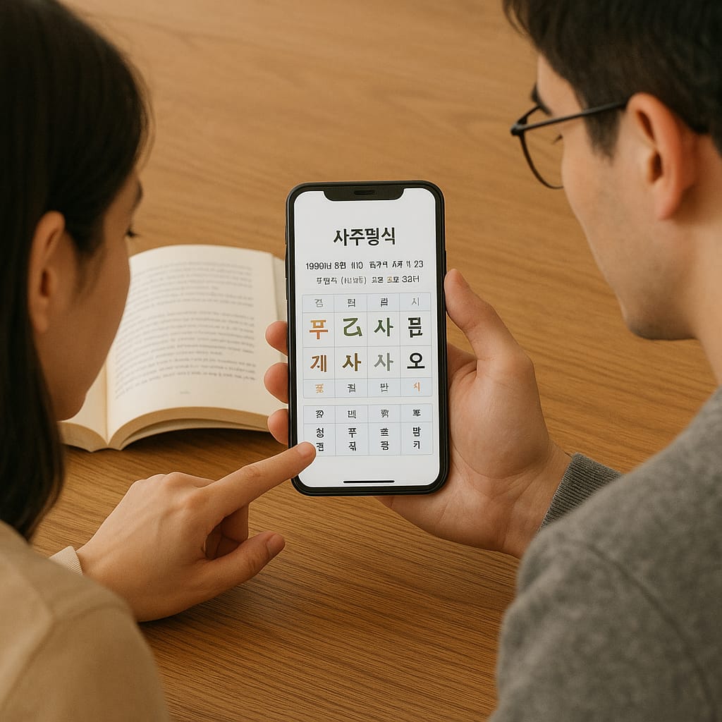사주명식·만세력 앱