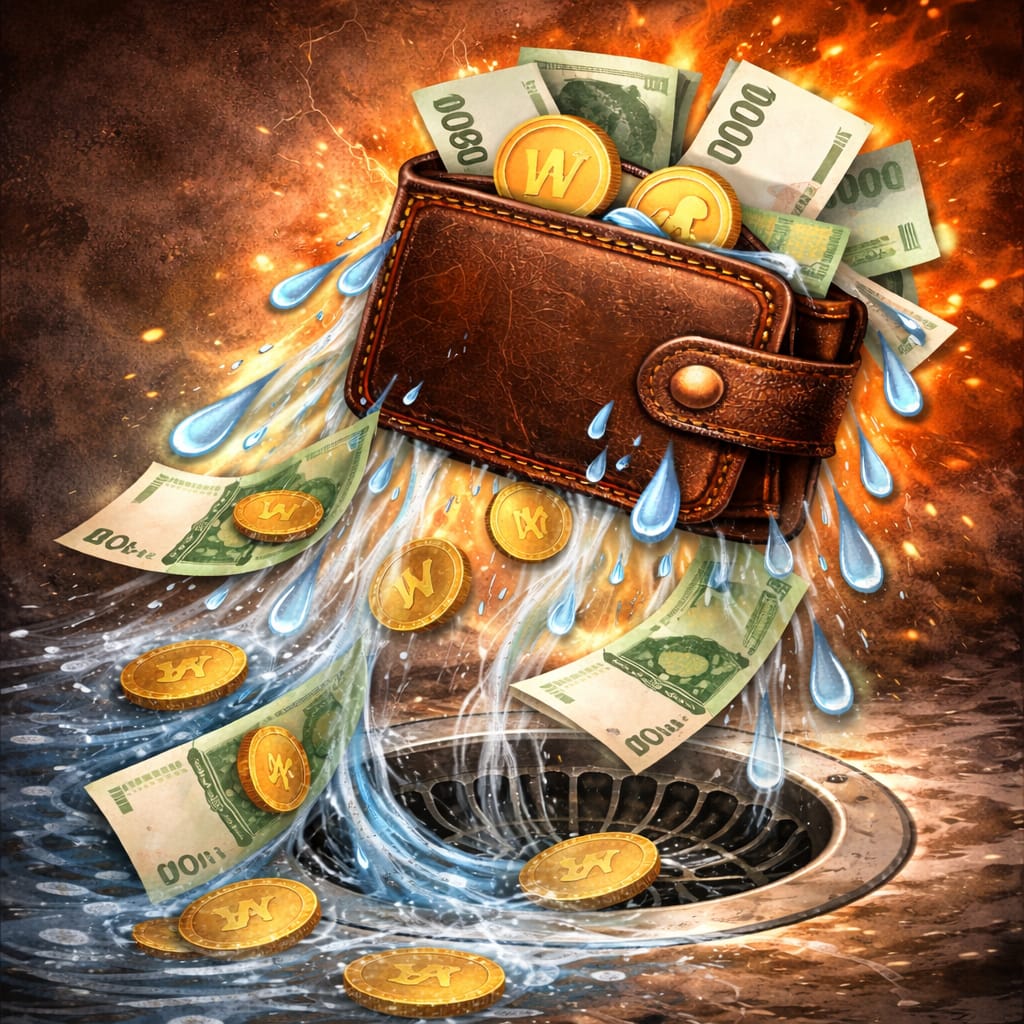 사주에서 말하는 돈이 새는 시기