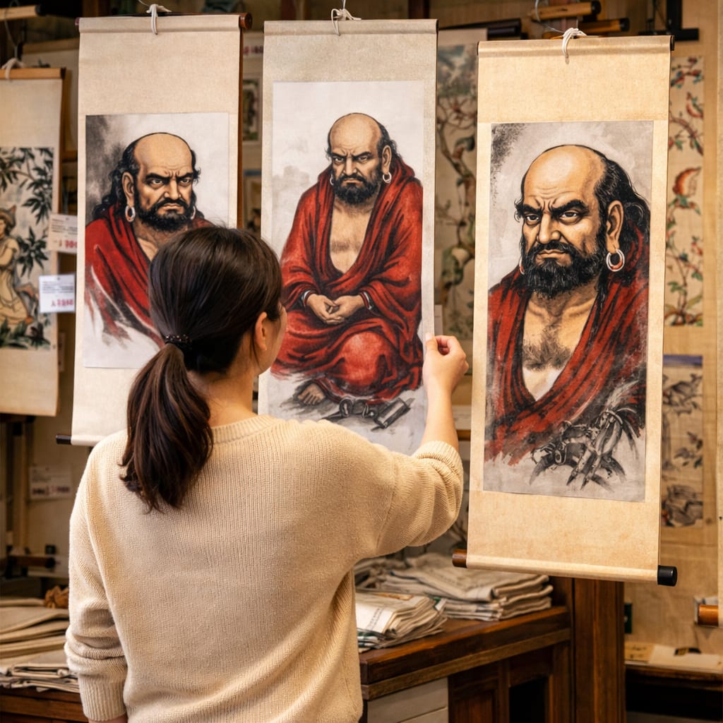 달마 그림 풍수