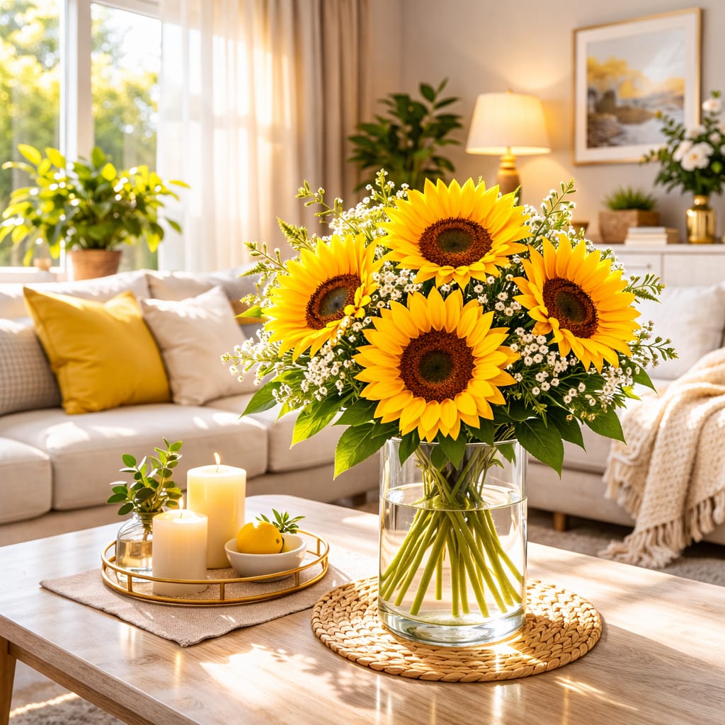 집에 두면 좋은 생화