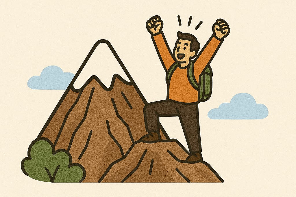 산을 오르는 꿈