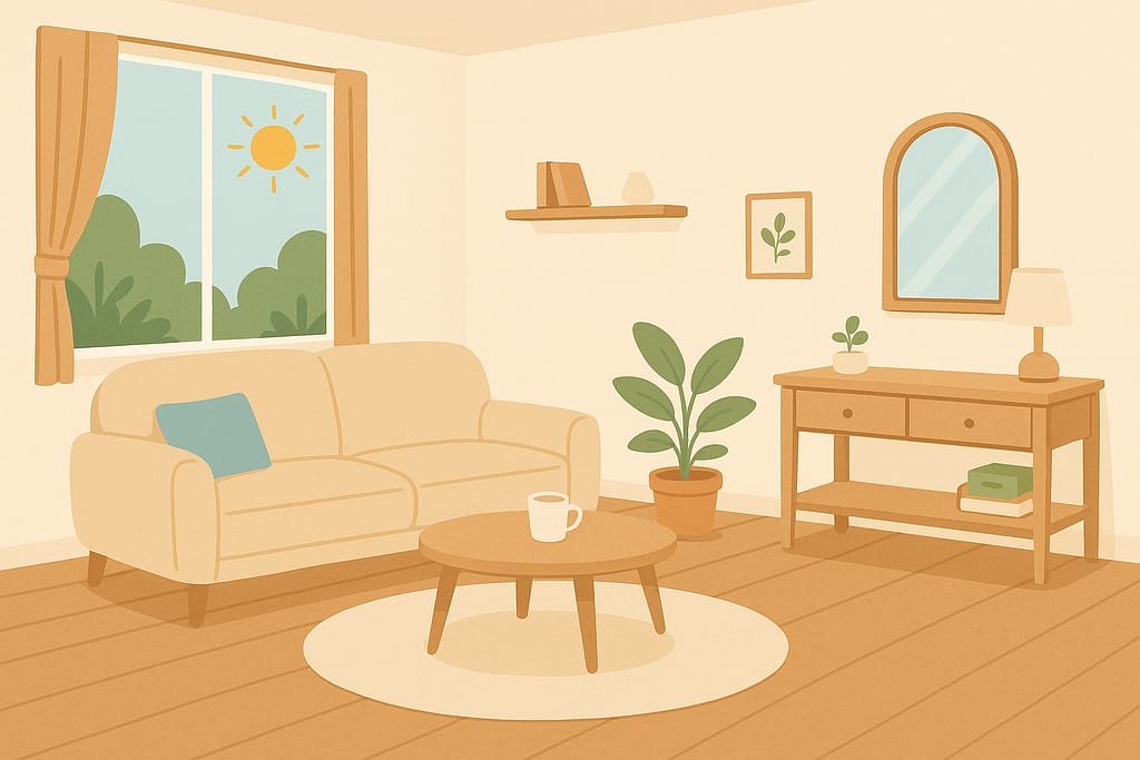 빈티지 인테리어와 풍수