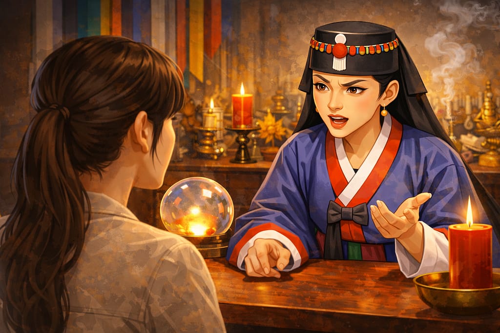 무당이 나오는 꿈