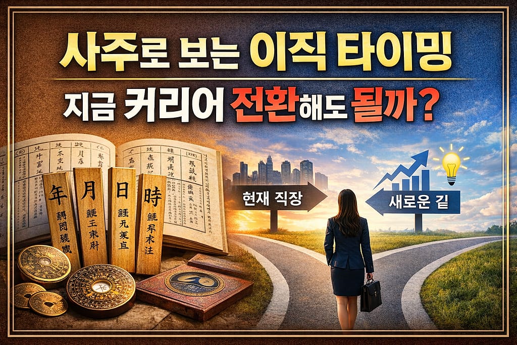 사주로 보는 이직 타이밍, 지금 커리어 전환해도 될까? - GoodDay