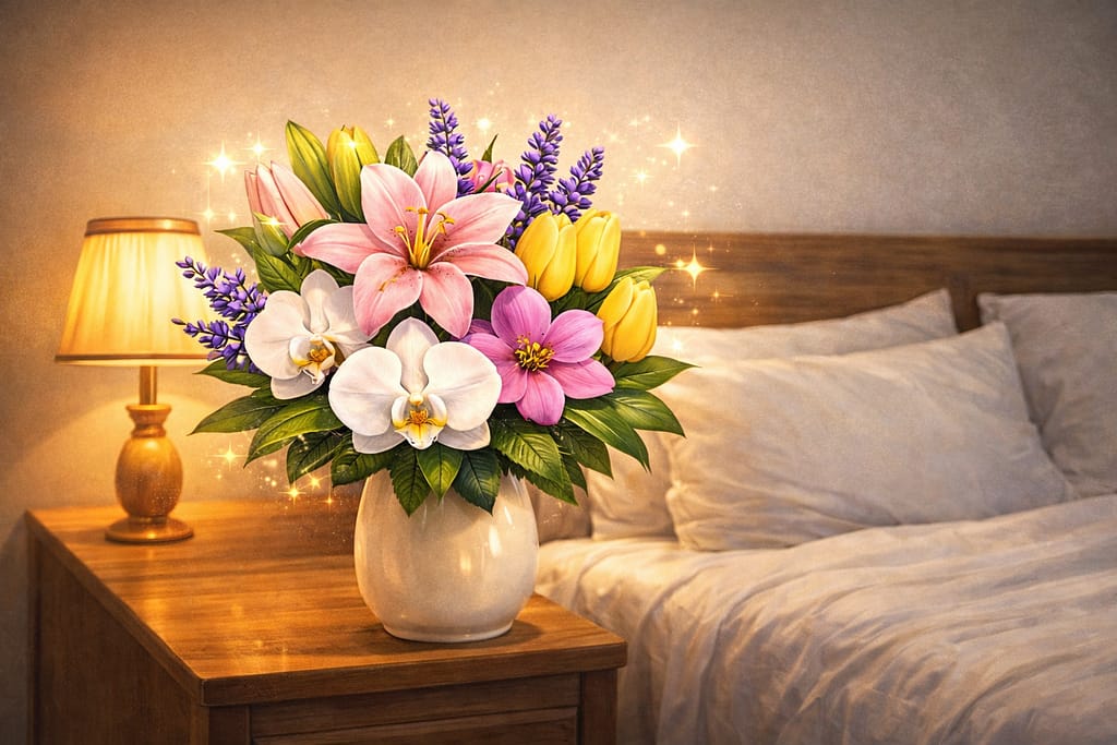 침실에 두면 좋은 꽃