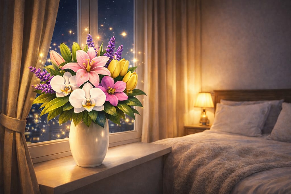 침실에 두면 좋은 꽃