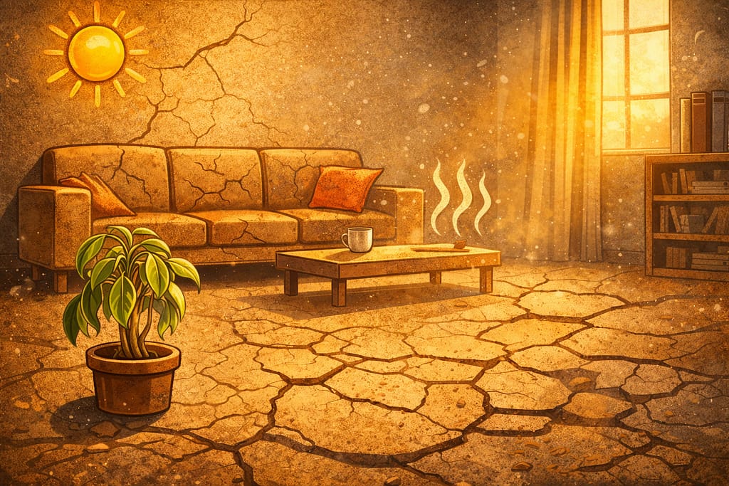 집이 유난히 건조한