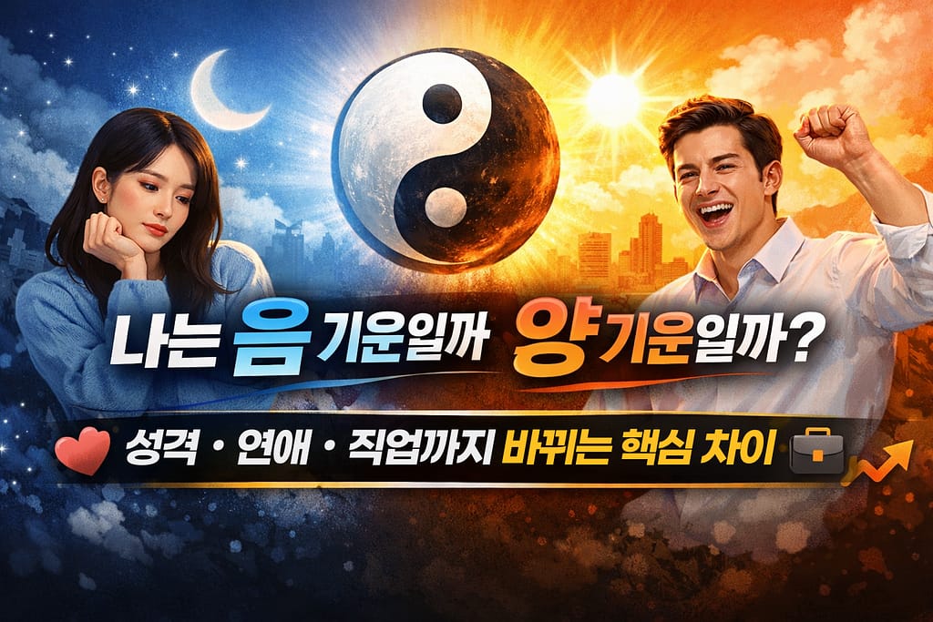 나는 음 기운일까 양 기운일까? 성격·연애·직업까지 바뀌는 핵심 - GoodDay