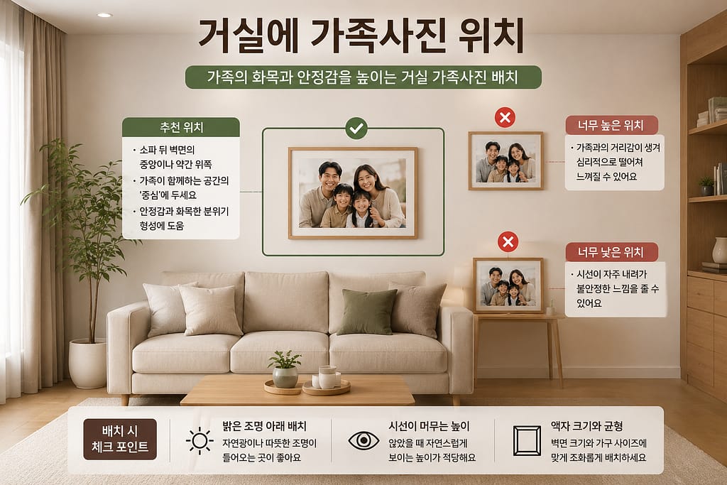 가족사진 풍수
