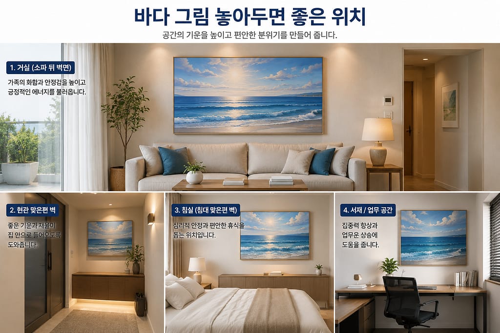 바다 그림 풍수