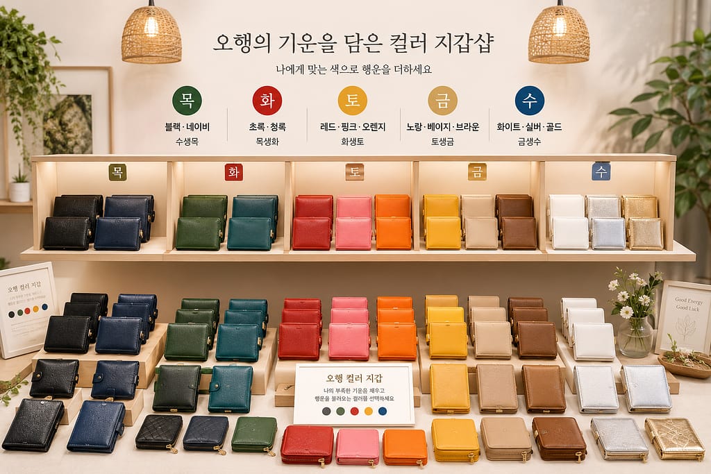 오행별 지갑 색깔