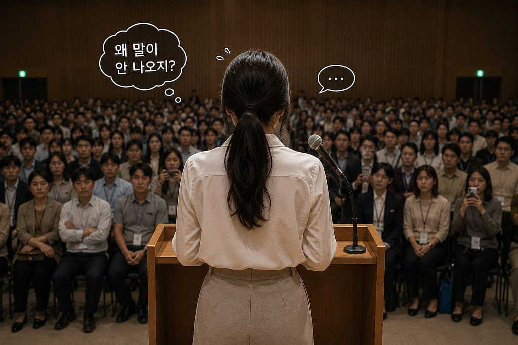 말이 안 나오는 꿈