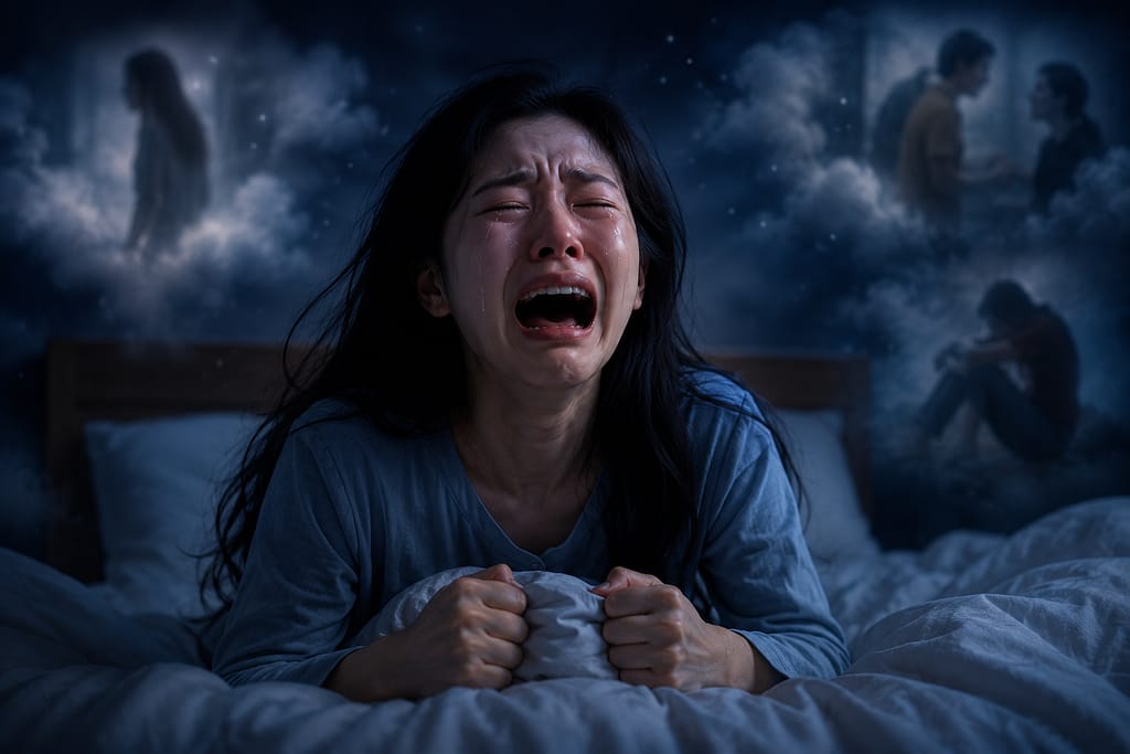 우는 꿈 해몽