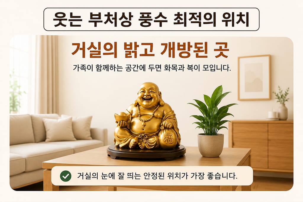 웃는 부처상 풍수